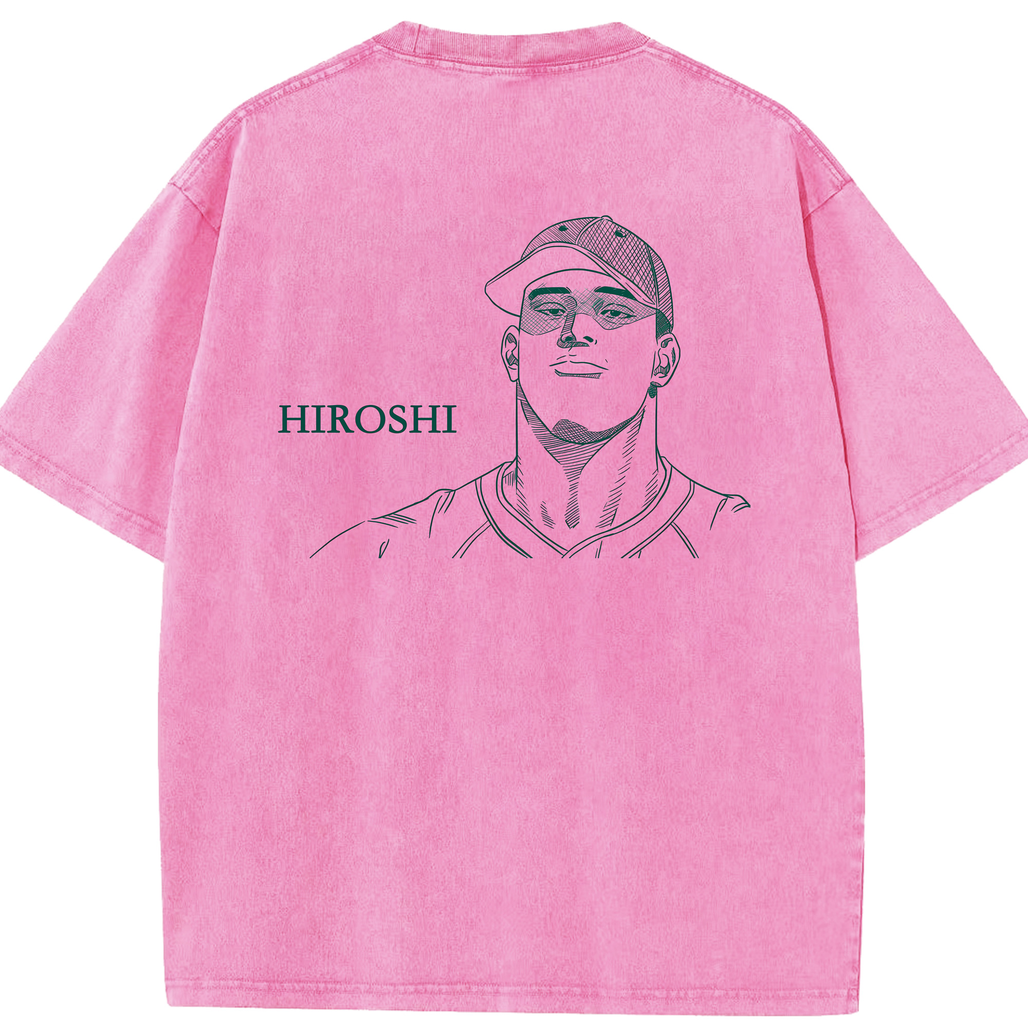 （画像用） SLAM DUNK／スラムダンク 綿100% ヴィンテージ風 半袖Tシャツ（背面プリント）